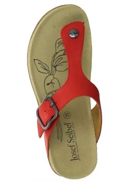 Josef Seibel Femme TONGA Tongs Rot -Pas Cher Josef Seibel Boutique 1b784b50d5df4b418361c8d1111533f1