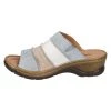 Josef Seibel Mules à Talons Skyblue Multi Femme -Pas Cher Josef Seibel Boutique 22ad42da152442d6a03c210e2349ef1b
