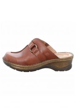 Josef Seibel Mules à Talons Castagne Femme