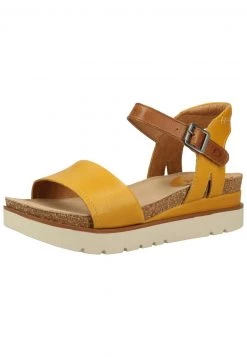 Femme JOSEF SEIBEL SANDALEN Sandales à Plateforme Gelb Kombi 801 -Pas Cher Josef Seibel Boutique 2bb4e25f9cd94cfe977c85fed91e91b7