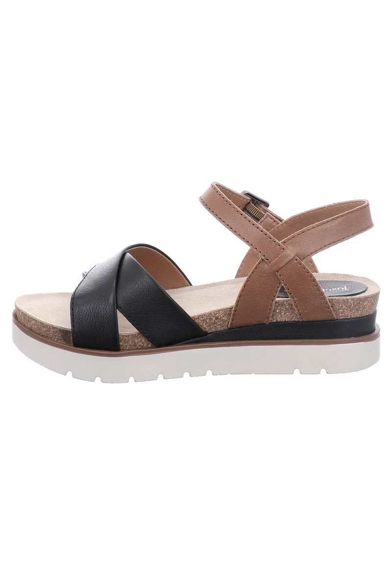 Josef Seibel Sandales Schwarz Kombi Femme 3 Josef Seibel Sandales Schwarz Kombi Femme
