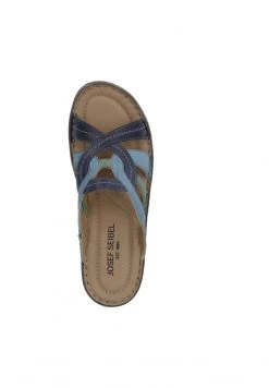 Josef Seibel Femme CATALONIA Mules à Talons Dunkelblau Multi -Pas Cher Josef Seibel Boutique 32380b6c6ca946ca8a9fdd8f2c7729ff