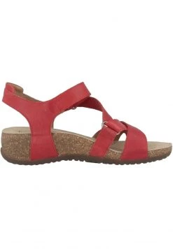 Josef Seibel NATALYA Sandales Compensées Red Femme -Pas Cher Josef Seibel Boutique 41ea8d7d2fd24b29b133802140de873a