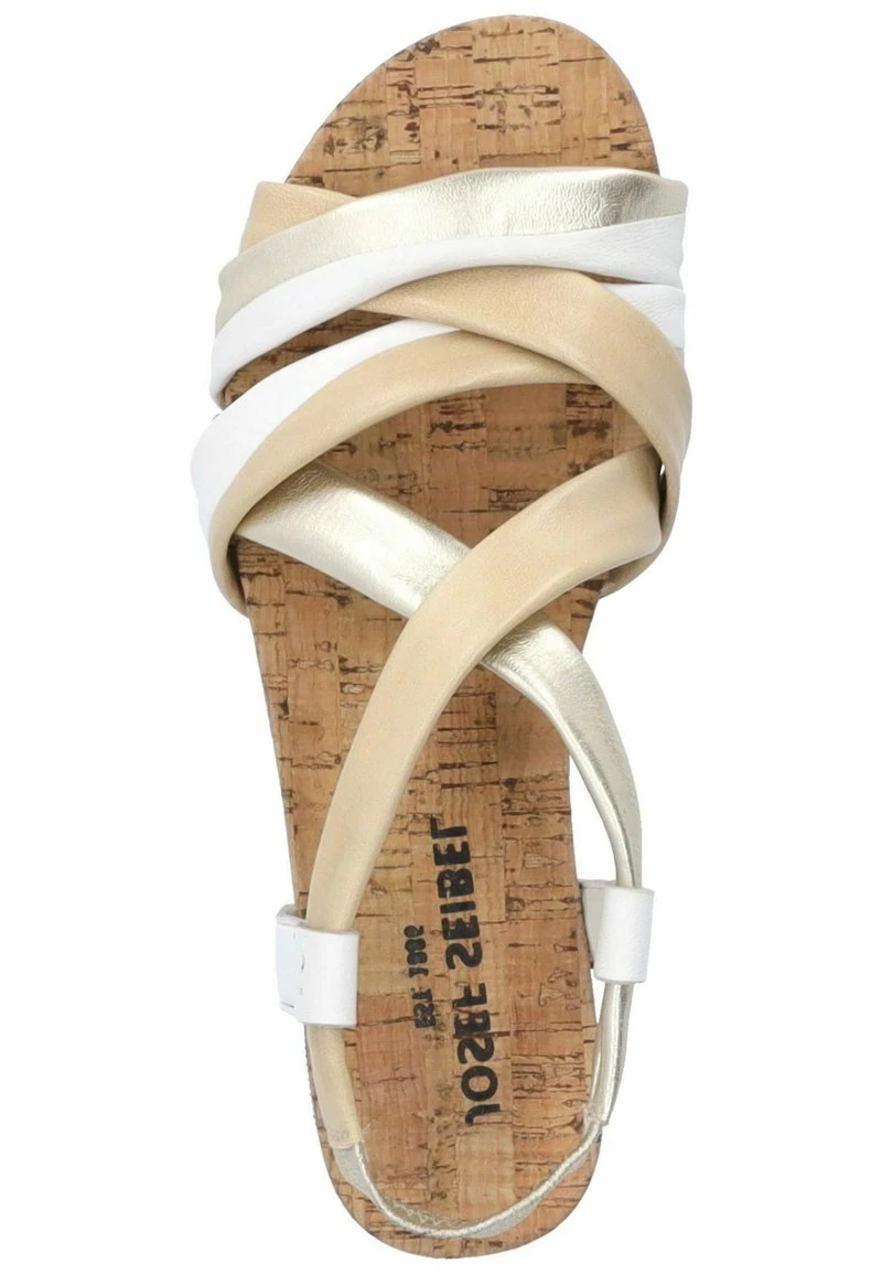 Josef Seibel Sandales Beige/white Femme 4 Josef Seibel Sandales Beige/white Femme – Image 2