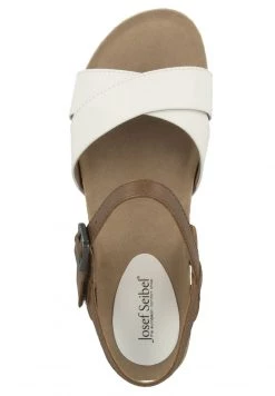 Josef Seibel Sandales à Plateforme White Combi Femme -Pas Cher Josef Seibel Boutique 5683736f718d42da90084dbbfdea6a3b