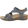 Josef Seibel Femme NATALYA Sandales Compensées Blue -Pas Cher Josef Seibel Boutique 578301a0b60b49419ab7a193bd173041