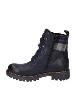Josef Seibel Femme Bottines à Lacets Blue