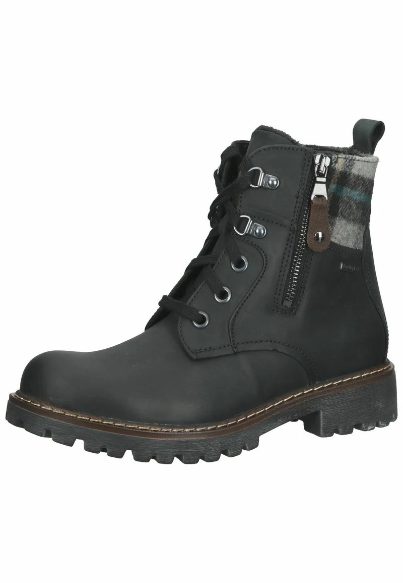 Josef Seibel Bottines à Lacets Schwarz Kombi Femme 3 Josef Seibel Bottines à Lacets Schwarz Kombi Femme