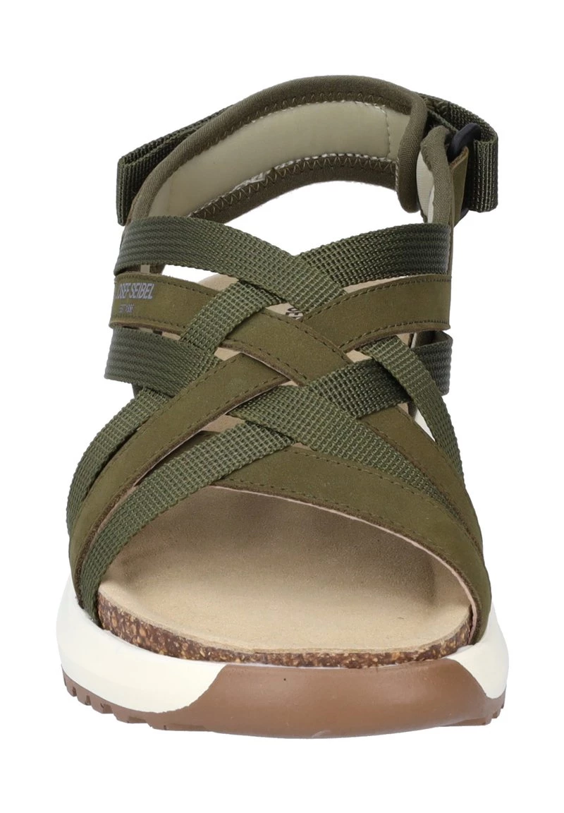 Josef Seibel Femme ANNIE Sandales Compensées Oliv 7 Josef Seibel Femme ANNIE Sandales Compensées Oliv – Image 5