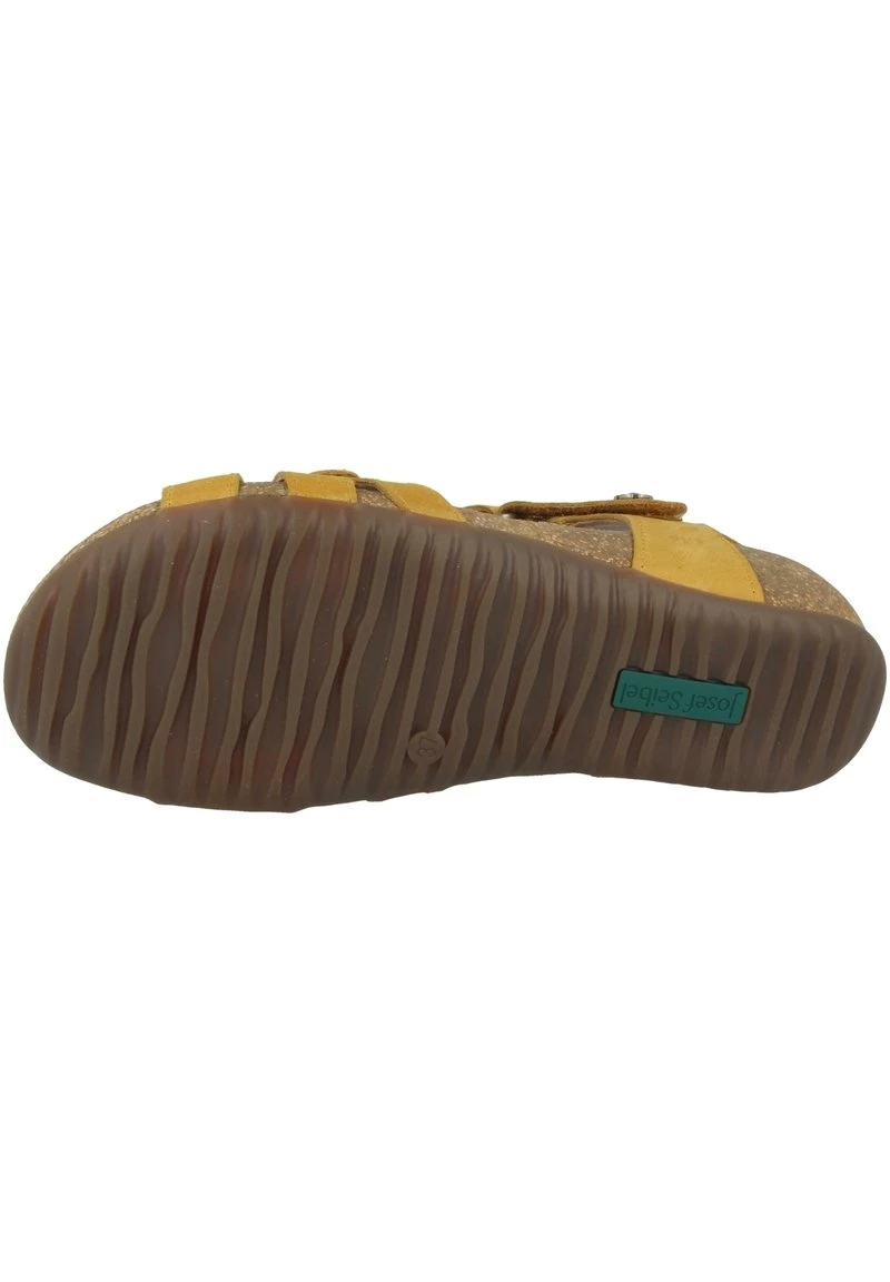 Josef Seibel Femme NATALYA Sandales Compensées Yellow 6 Josef Seibel Femme NATALYA Sandales Compensées Yellow – Image 4