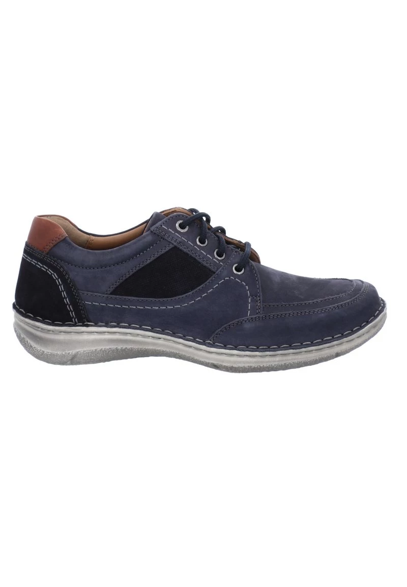 Josef Seibel Homme ANVERS Chaussures à Lacets Dark Blue 9 Josef Seibel Homme ANVERS Chaussures à Lacets Dark Blue – Image 7