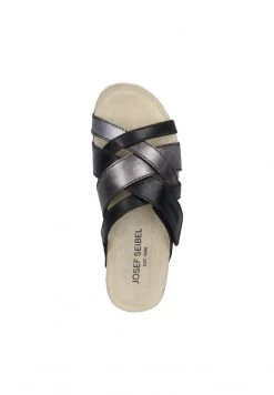 Josef Seibel Femme TONGA 74 Mules Schwarz Kombi -Pas Cher Josef Seibel Boutique 72912edf2ae745c1a3e74e0e4f44d854