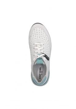 Josef Seibel JONAH Baskets Basses Weiss Azur Femme -Pas Cher Josef Seibel Boutique 75f45a1d999f491f8fda04cde1e60876