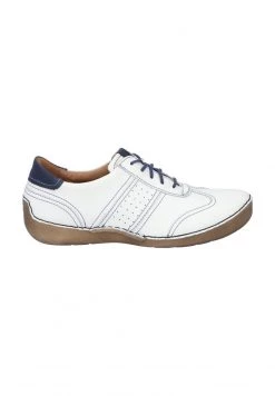 Josef Seibel Femme FERGEY Chaussures à Lacets Weiss Blau -Pas Cher Josef Seibel Boutique 77d303c33f4a4b50b6aae77c950273b0