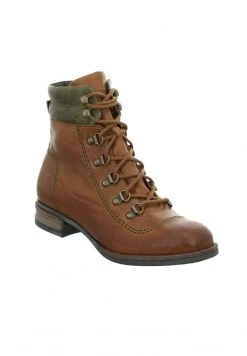 Josef Seibel Femme Bottines à Lacets Cognac Kombi -Pas Cher Josef Seibel Boutique 78d63b441e9c40639c7159d475bbd553