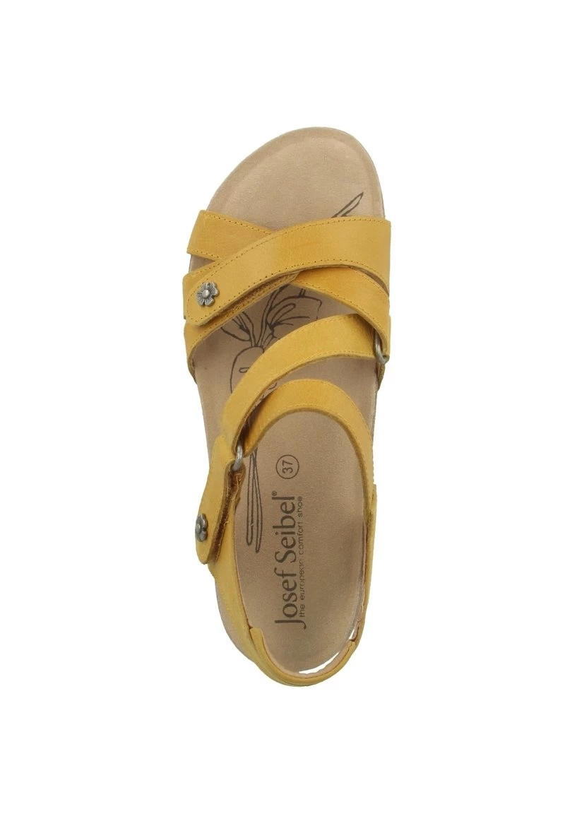 Josef Seibel Femme NATALYA Sandales Compensées Yellow 4 Josef Seibel Femme NATALYA Sandales Compensées Yellow – Image 2
