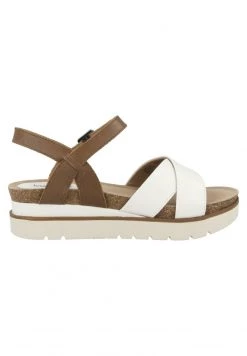 Josef Seibel Sandales à Plateforme White Combi Femme -Pas Cher Josef Seibel Boutique 8548202c7c6f4c5284969a35e207f881