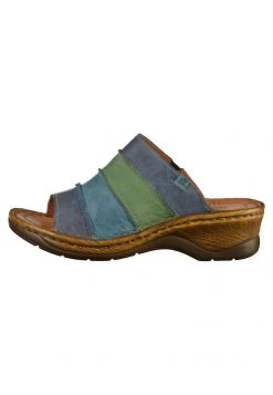 Josef Seibel Femme Mules à Talons Dark Blue