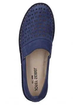 Josef Seibel Femme Mocassins Blau -Pas Cher Josef Seibel Boutique 98535146f1d747fbb63c3ce5f67270d1