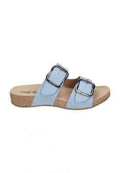 Josef Seibel TONGA Mules Skyblue Femme -Pas Cher Josef Seibel Boutique 9a143186550147f59421e48feaeca13c