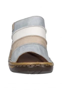 Josef Seibel Mules à Talons Skyblue Multi Femme -Pas Cher Josef Seibel Boutique 9ec59b185c0e4f86b86d0636e9e0e6f6