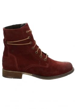 Josef Seibel Bottines à Lacets Carmin Femme -Pas Cher Josef Seibel Boutique 9f22c49800084250abfa865de2881f28