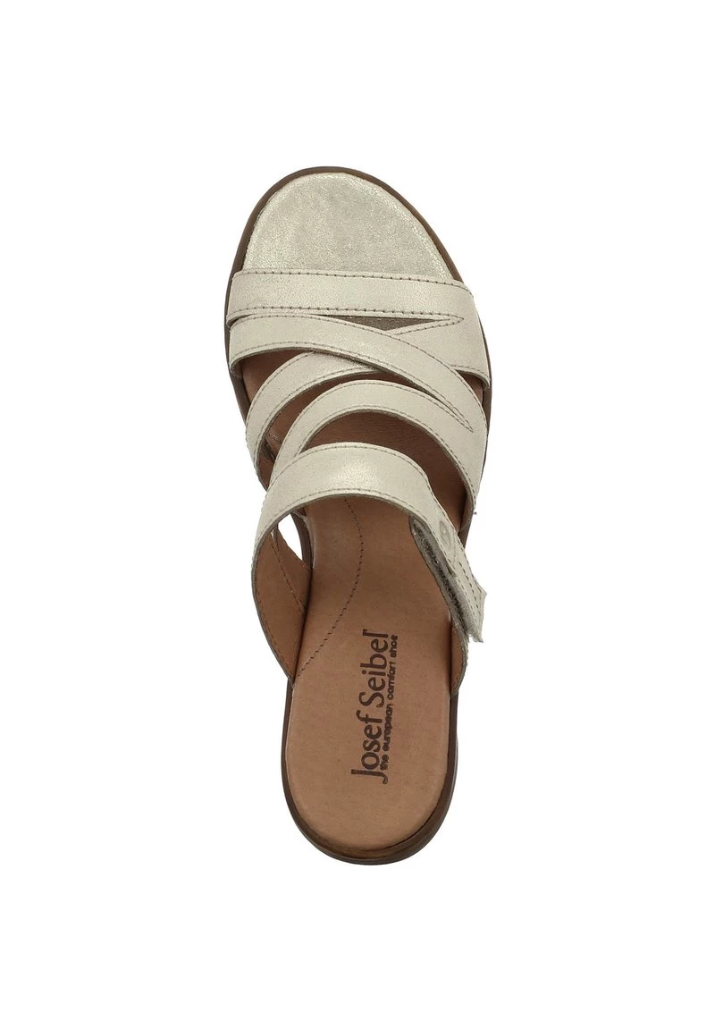 Josef Seibel Femme JUNA Mules à Talons Sand 4 Josef Seibel Femme JUNA Mules à Talons Sand – Image 2