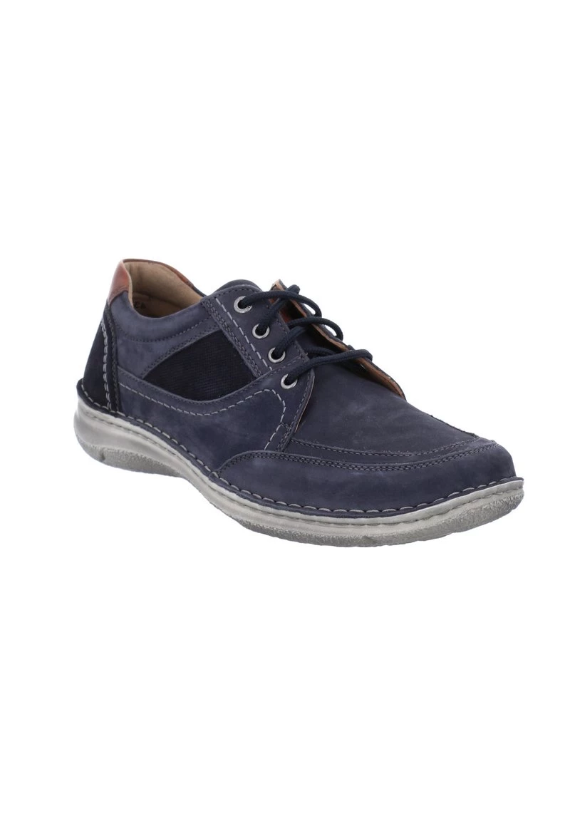 Josef Seibel Homme ANVERS Chaussures à Lacets Dark Blue 5 Josef Seibel Homme ANVERS Chaussures à Lacets Dark Blue – Image 3