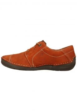 Josef Seibel Femme Chaussures à Lacets Orange
