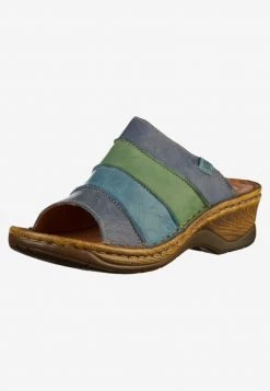 Josef Seibel Femme Mules à Talons Dark Blue -Pas Cher Josef Seibel Boutique ad407f2f7e864f53955e0d075184f4cb