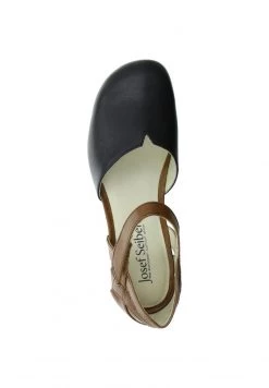 Josef Seibel FIONA Sandales Schwarz Braun Femme -Pas Cher Josef Seibel Boutique b79e663d59b44b3c83521af1b812d603