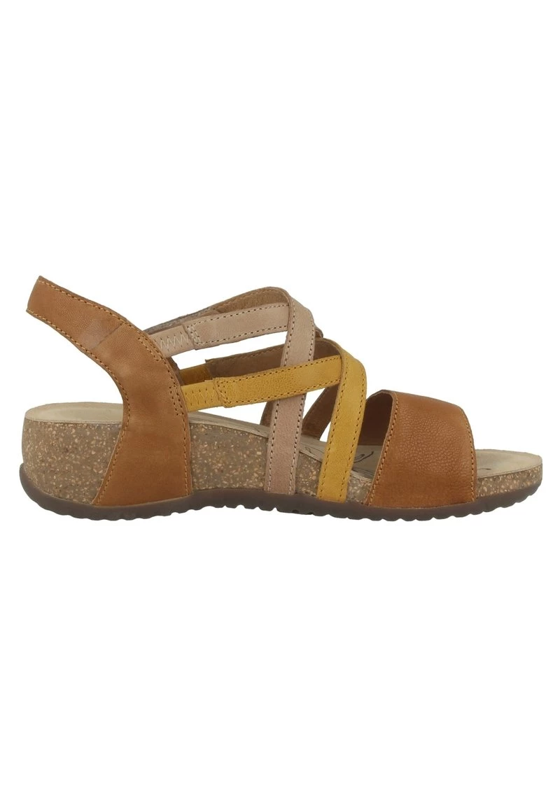 Josef Seibel NATALYA 10 Sandales Compensées Camel Multi (78810 192 242) Femme 7 Josef Seibel NATALYA 10 Sandales Compensées Camel Multi (78810 192 242) Femme – Image 5