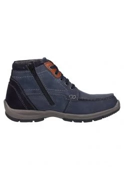 Josef Seibel Bottines à Lacets Blue Homme -Pas Cher Josef Seibel Boutique c1c50f7735b449659bd98e12453539d6