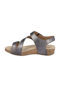 Josef Seibel TONGA 25 Sandales Compensées Anthrazit Femme