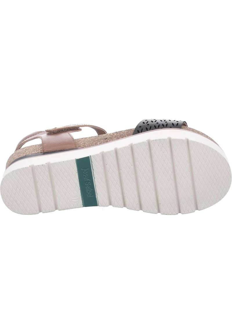 Josef Seibel Femme Sandales à Plateforme Schwarz Kombi 7 Josef Seibel Femme Sandales à Plateforme Schwarz Kombi – Image 5