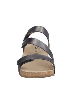Josef Seibel TONGA 25 Sandales Compensées Anthrazit Femme -Pas Cher Josef Seibel Boutique cac187612f2946c1914f15a0d8edc047