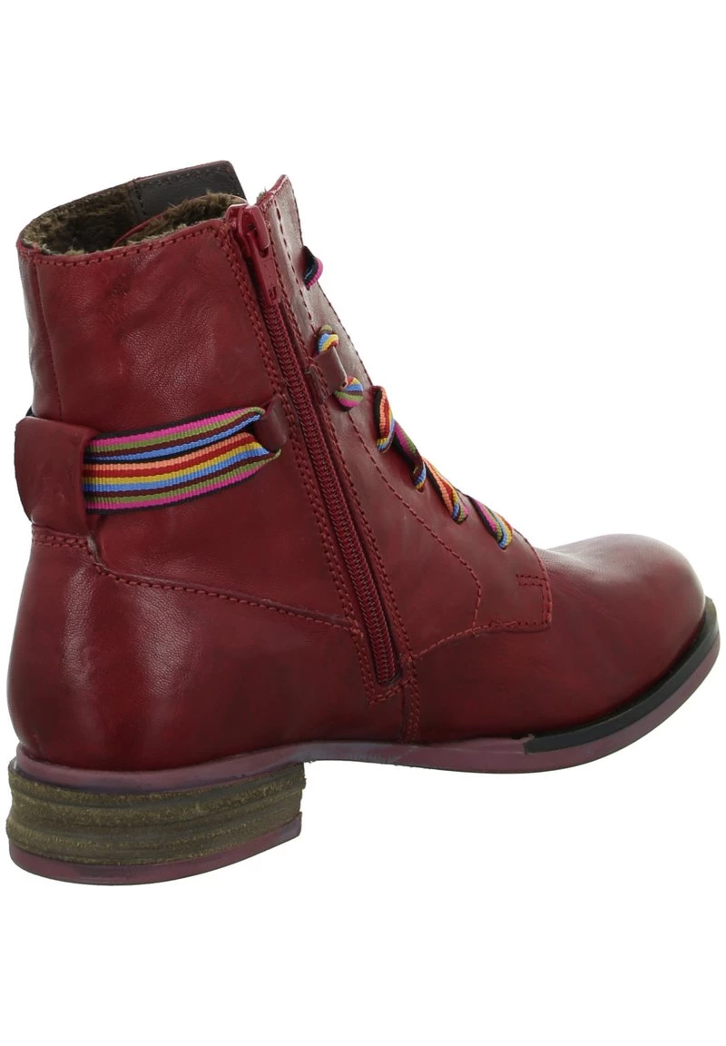 Josef Seibel Femme SANJA Bottines à Lacets Bordo 5 Josef Seibel Femme SANJA Bottines à Lacets Bordo – Image 3