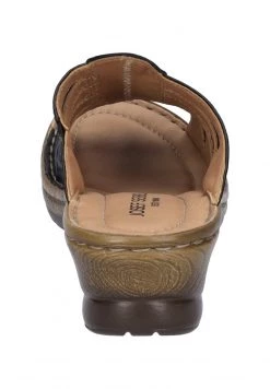 Josef Seibel Mules à Talons Schwarz Femme -Pas Cher Josef Seibel Boutique cf0fbc1bdcfe417e9d931bb618fa2b37