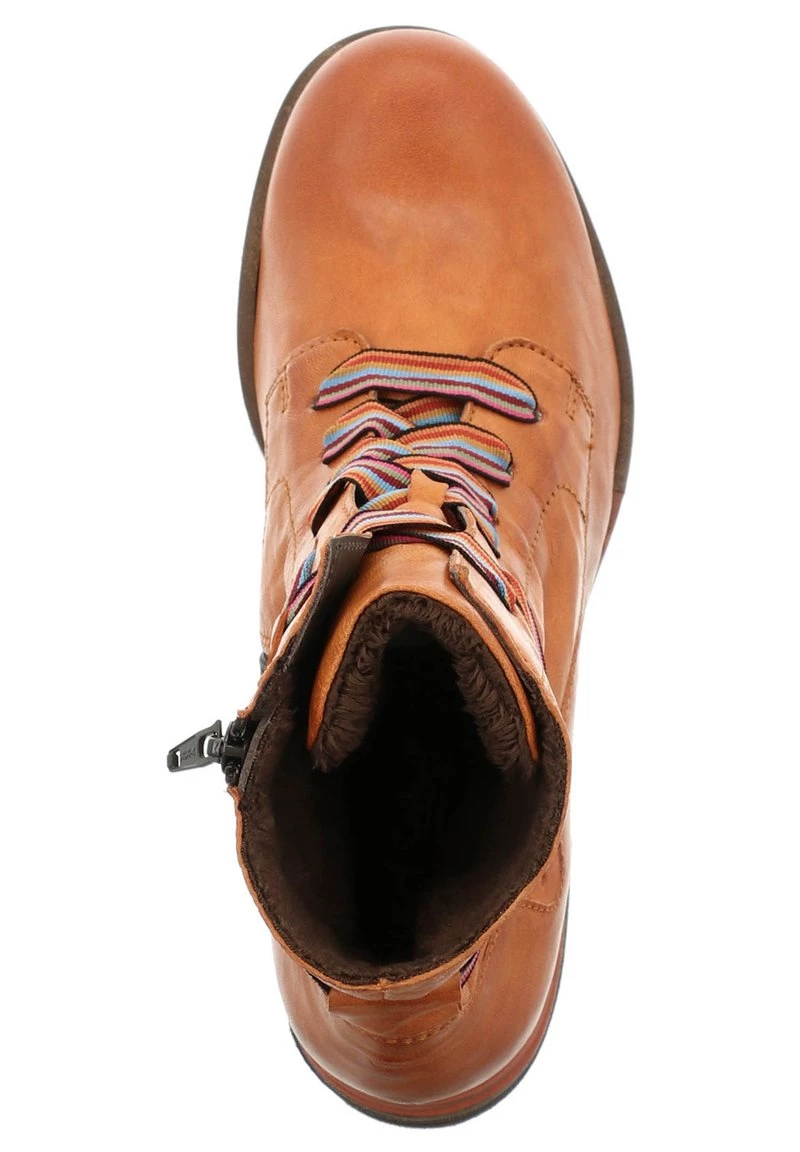 Josef Seibel Bottines à Lacets Orange Femme 4 Josef Seibel Bottines à Lacets Orange Femme – Image 2