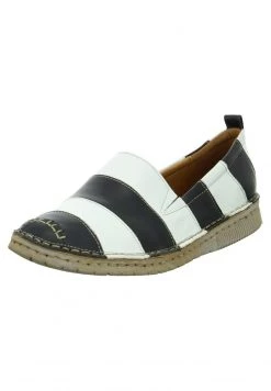 Josef Seibel Mocassins Schwarz/weiß Femme