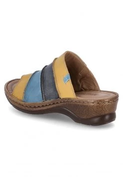 Josef Seibel Femme Mules à Talons Gelb Blau -Pas Cher Josef Seibel Boutique d6d52e78fae1409f9a588a31a23cb7cc