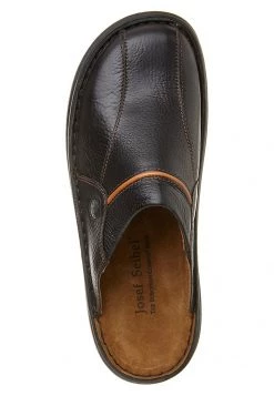 Josef Seibel Mules Schwarz/cognac Homme -Pas Cher Josef Seibel Boutique d98c9cce6e574dcea693d31eff2a297a