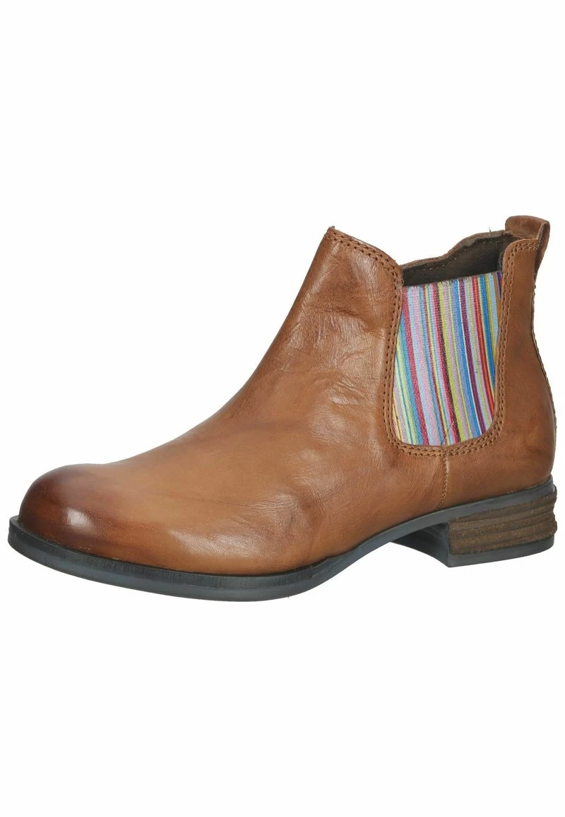 Josef Seibel Femme Boots à Talons Cognac/multi 4 Josef Seibel Femme Boots à Talons Cognac/multi – Image 2