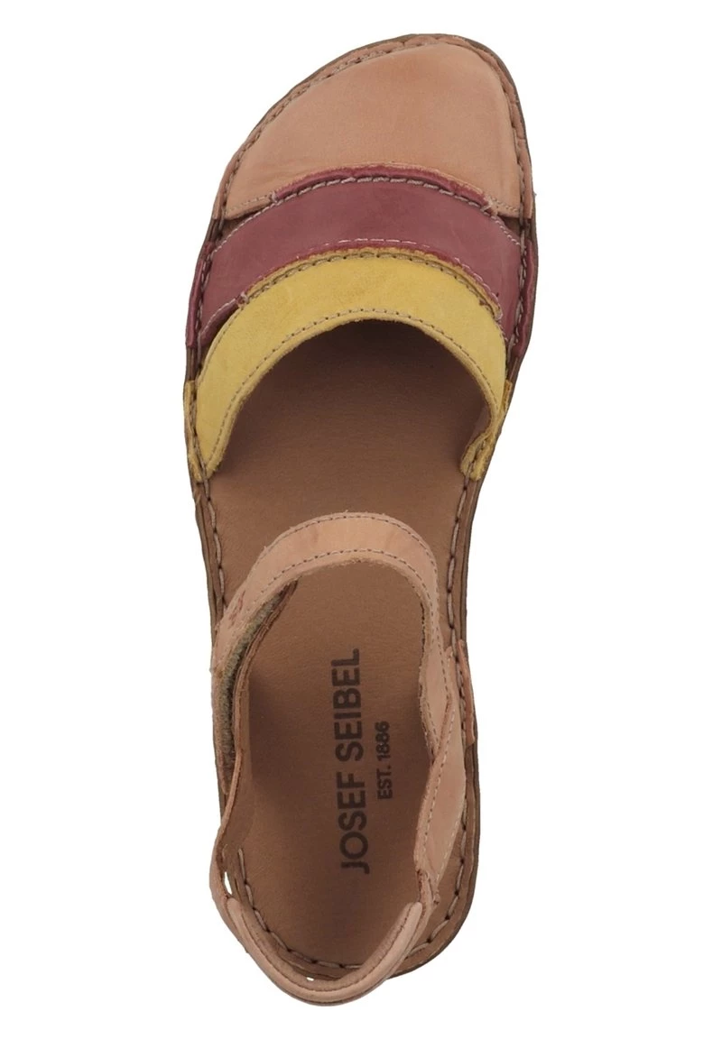 Josef Seibel ROSALIE Mules Orange Femme 4 Josef Seibel ROSALIE Mules Orange Femme – Image 2