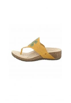 Josef Seibel Femme Tongs Gelb