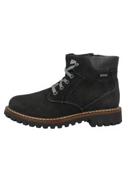 Josef Seibel Homme Bottines à Lacets Black