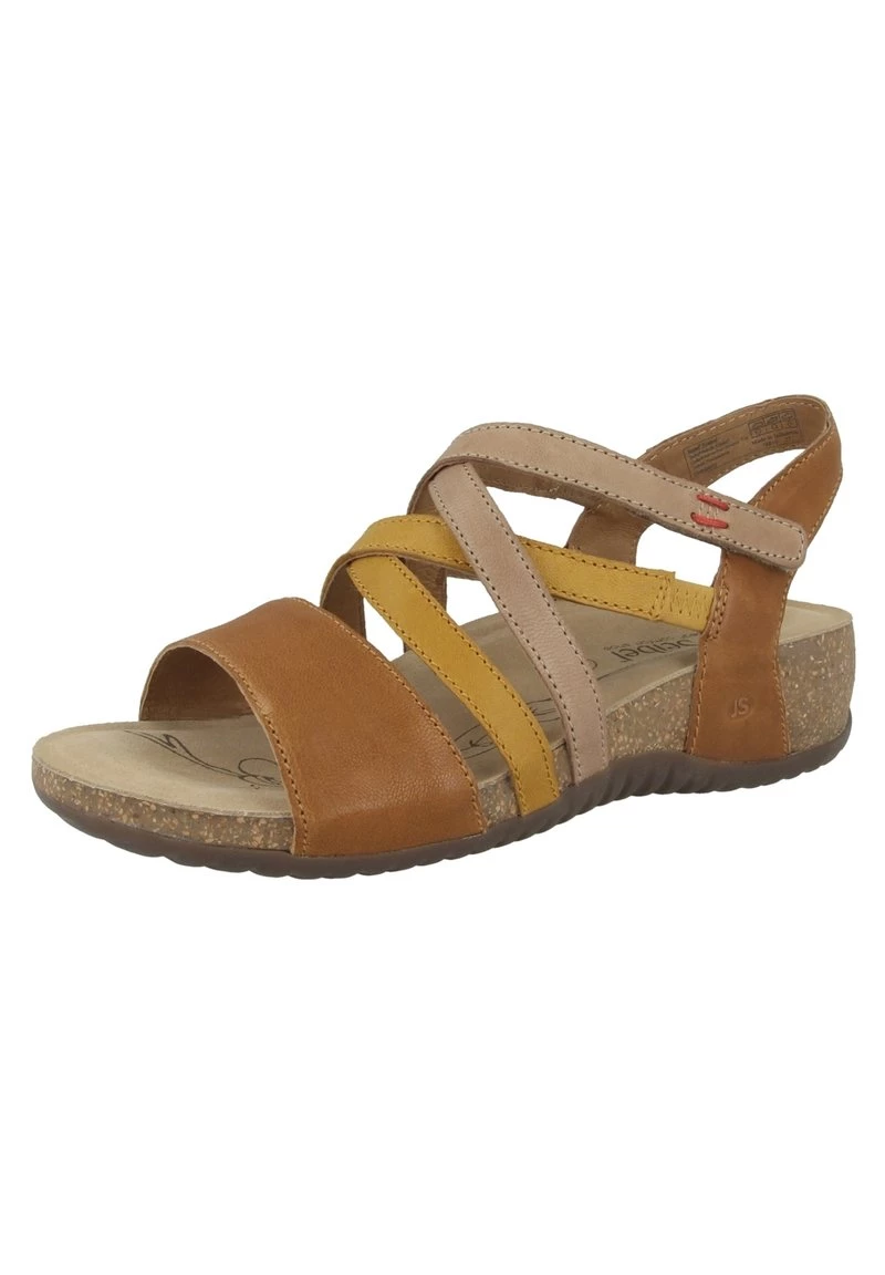 Josef Seibel NATALYA 10 Sandales Compensées Camel Multi (78810 192 242) Femme 5 Josef Seibel NATALYA 10 Sandales Compensées Camel Multi (78810 192 242) Femme – Image 3